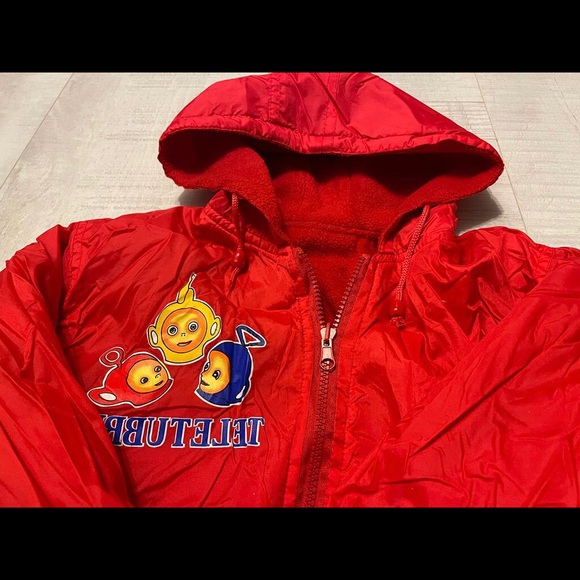 Vintage Teletubbies Reversible Jacket - Fleece Jacket or Wind Breaker—NEW - Picture 8 of 13